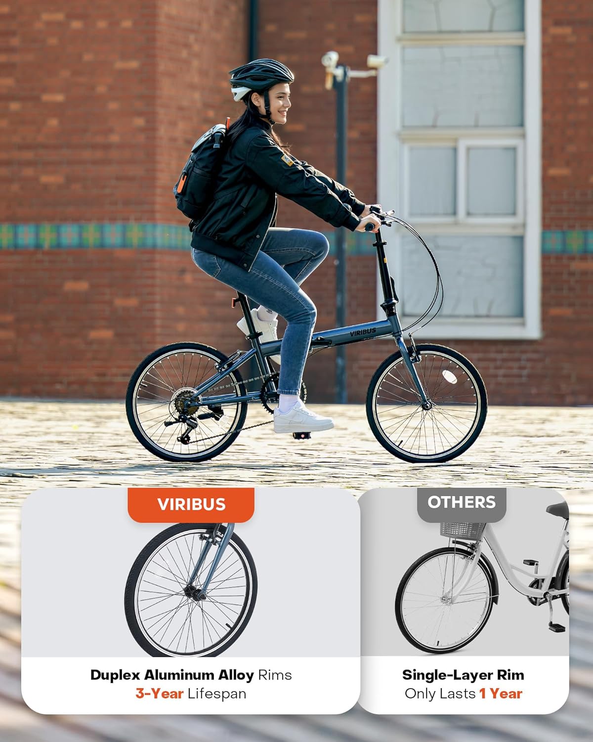 Respin Folding Compact Bike