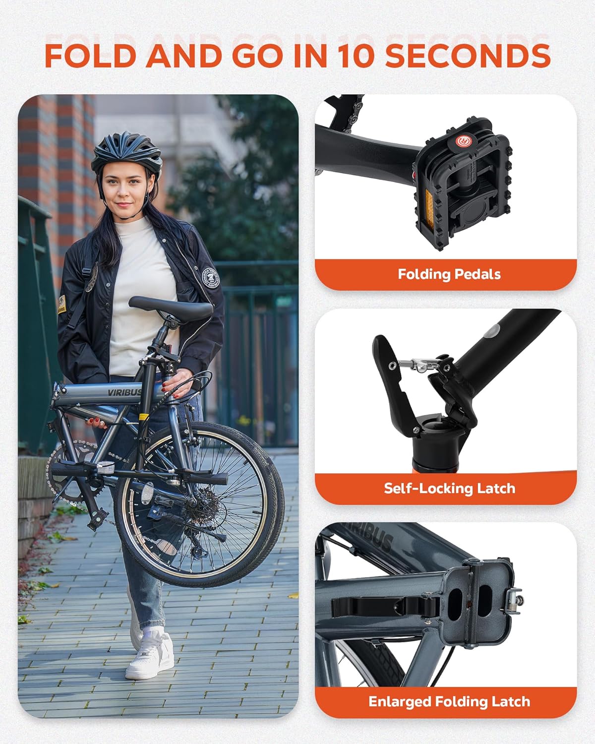 Respin Folding Compact Bike